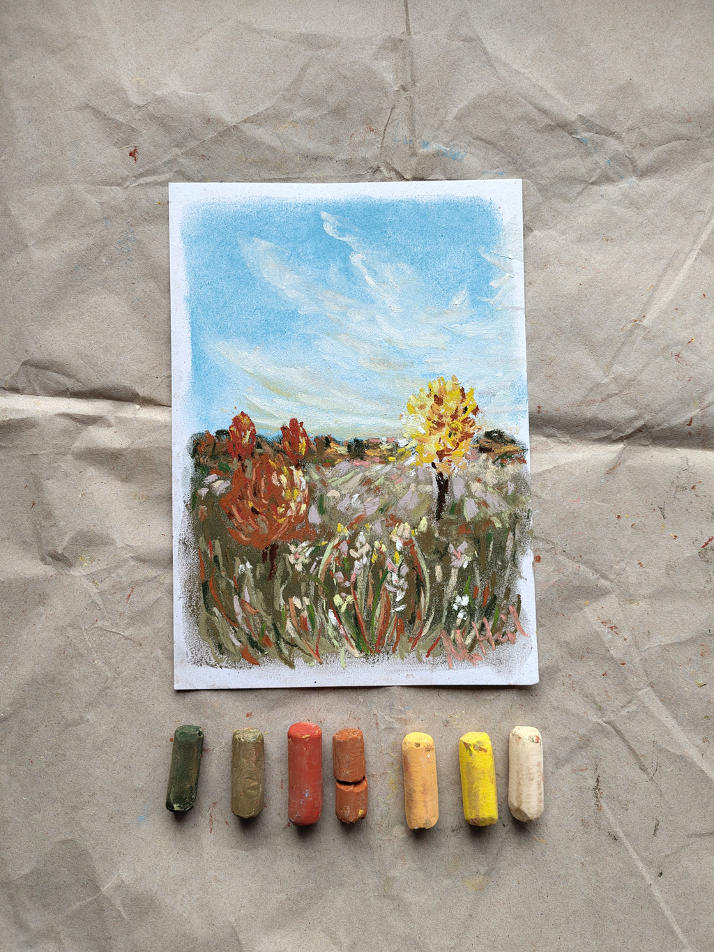 Farben-Post - ein Brief mit Kunst - ein Abo
