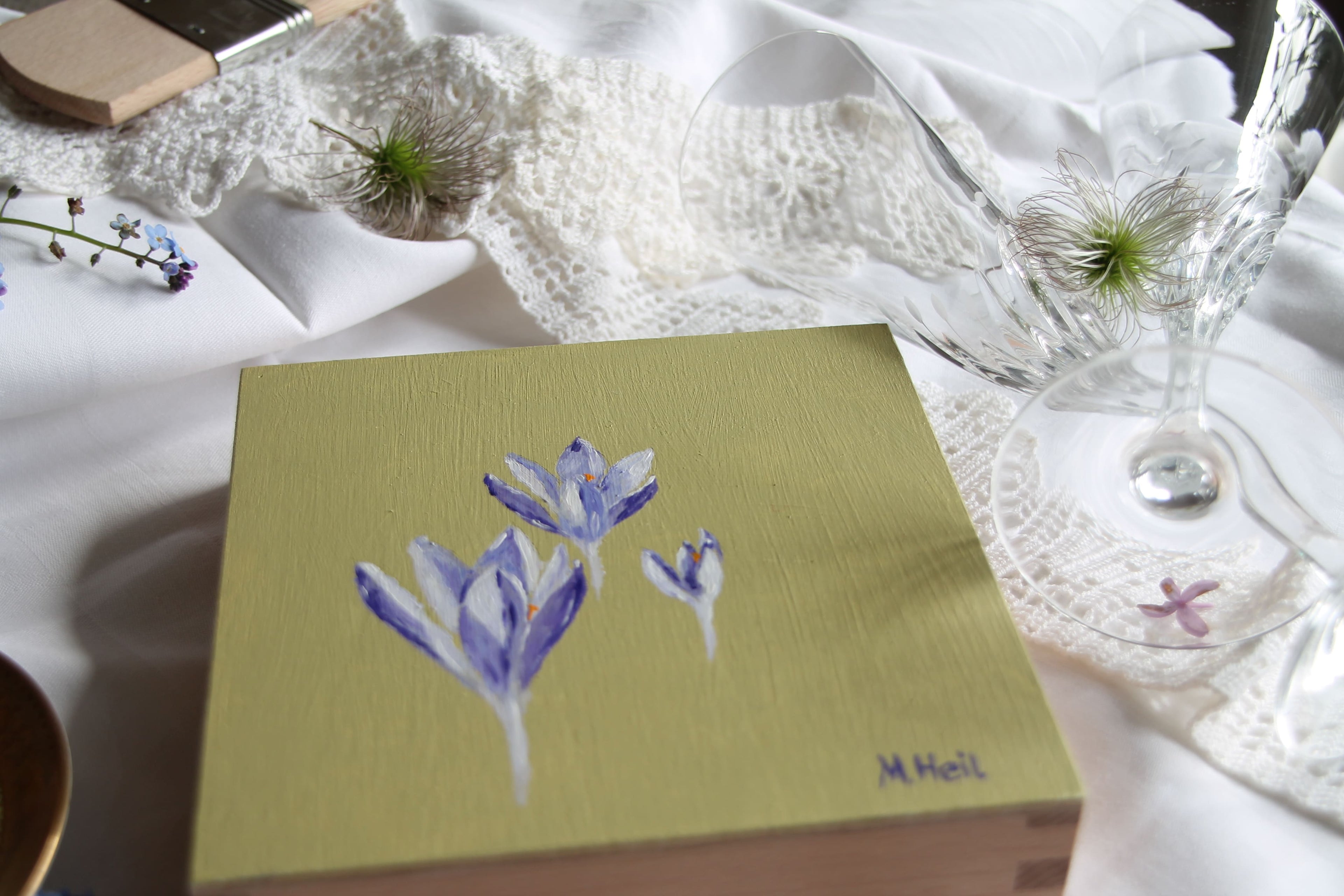 Crocus - Original Oil Painting