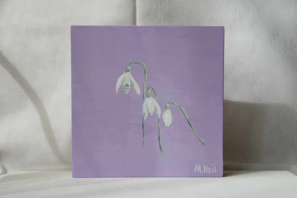 Snowdrop - Original Oil Painting