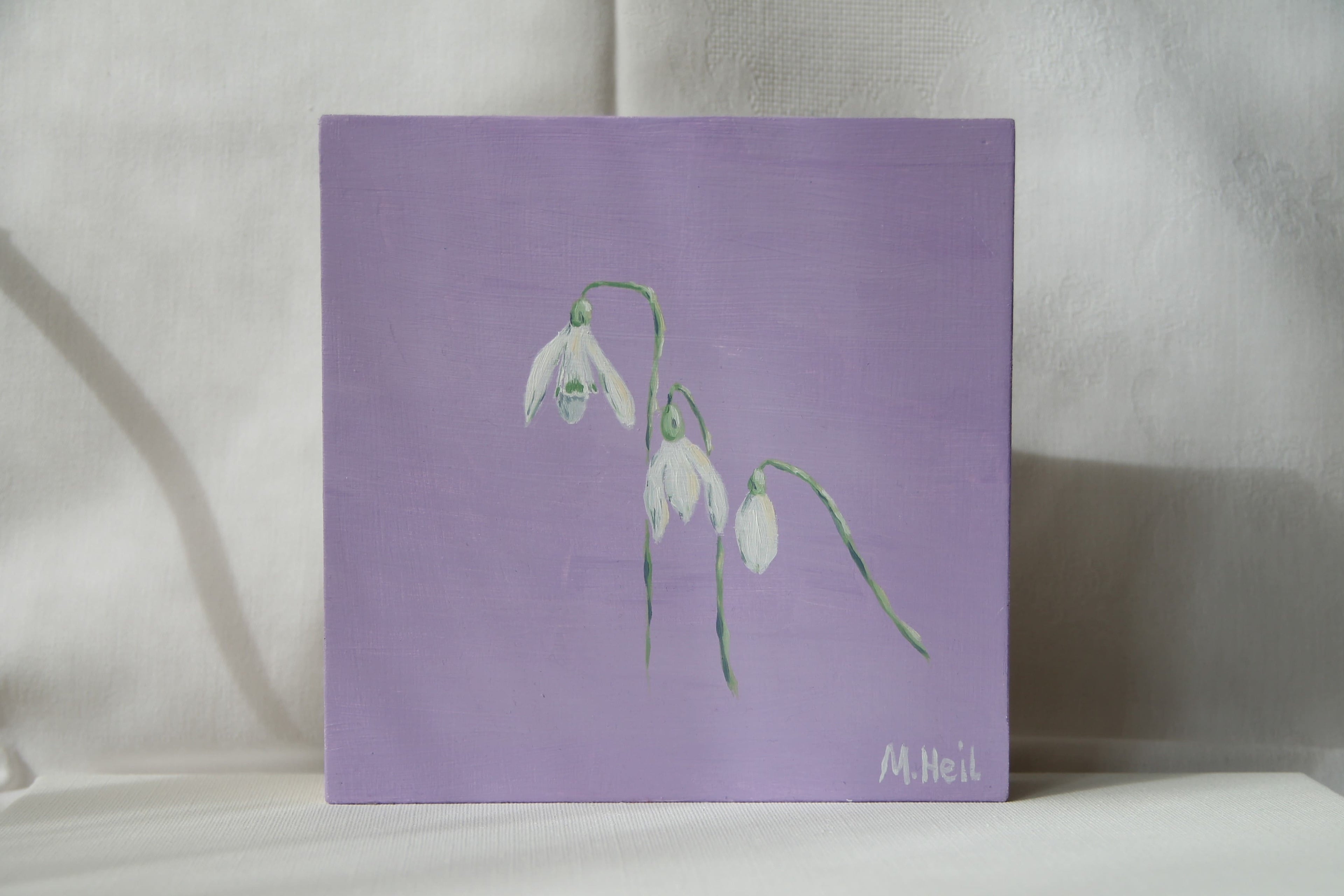 Snowdrop - Original Oil Painting